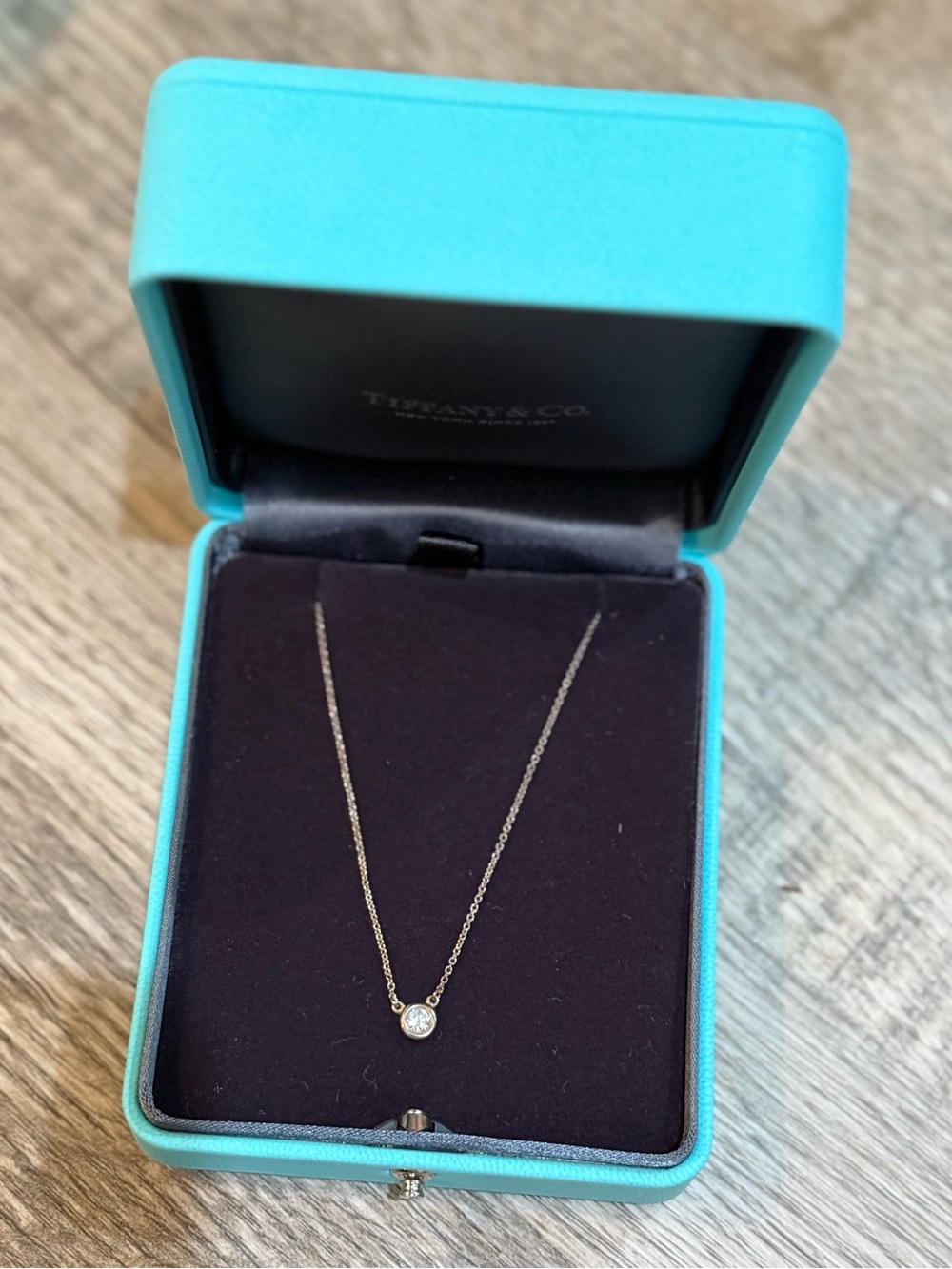 Authentic Tiffany Elsa Peretti Diamond necklace